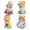 thumbnail image 1 of Interesting Trendy Blind Box Cute Girl Character Hand-made Desktop Resin Small Decoration Student Gift Creative Birthday Gift, 1 of 10