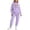Purple, variant on Valentine's Day Funny Bow Graphic Sweatsuit - Women's 2 Piece Hoodie Jogger Athletic Outfit