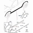 thumbnail image 3 of Car Arch Wheel Eyebrow Protector for Sport 2015-2019 L550 LR058529 Right Rear Wheel Eyebrow, 3 of 5