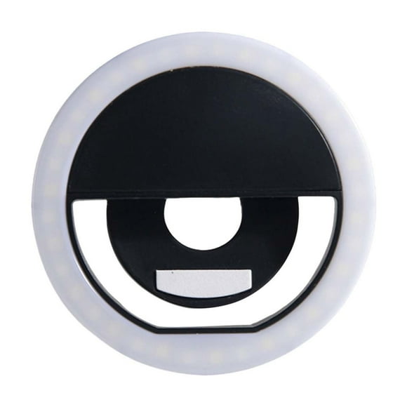 RKSTN Ring Flash Light Selfie Ring Light Mobile Phone Light Portable Light Clip Filling Light Charging 3 Light Mode Suitable for Makeup Live Video Lighting Photos