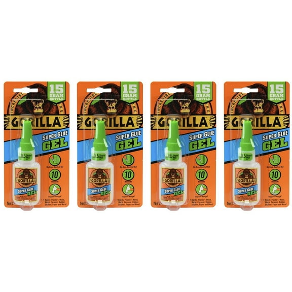 Gorilla Super Glue Gel - Strong Adhesive - 15 gm