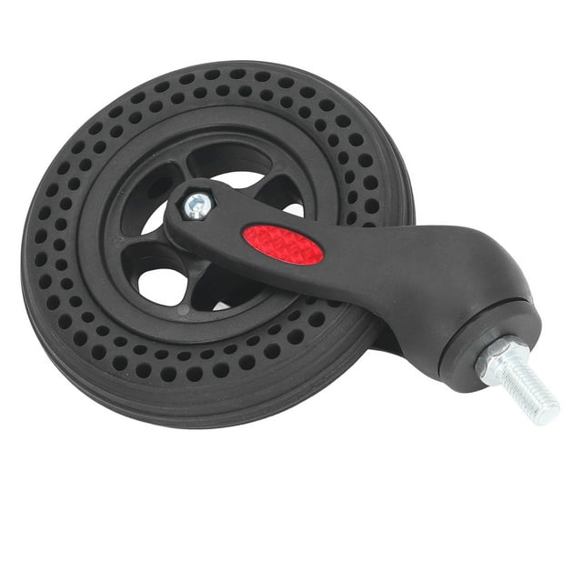 Rueda de Silla de Ruedas de Panal de Goma, Rueda de Silla de Ruedas de Panal de Reemplazo Negro de 6 Pulgadas Accesorios Sin Deslizamiento Para Ayuda Caminar
