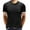 Black, variant on cfhntfmh Men's Short Sleeve Athletic T-Shirt Trendy Crew Neck Solid Color T-Shirt Summer Workout Muscle Tops