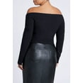 thumbnail image 2 of ELOQUII Women's Plus Size Wrap Front Cropped Sweater, 2 of 6