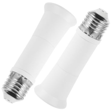 2pcs Bulb Socket Extender Telescopic Light Bulb Extension Socket E27 Socket