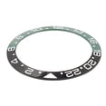 thumbnail image 2 of Anillo de inserción de bisel de reloj GMT de 38 mm de diámetro Base verde negra Carácter blanco Anillo de base de inserción de bisel de cerámica, 2 of 10
