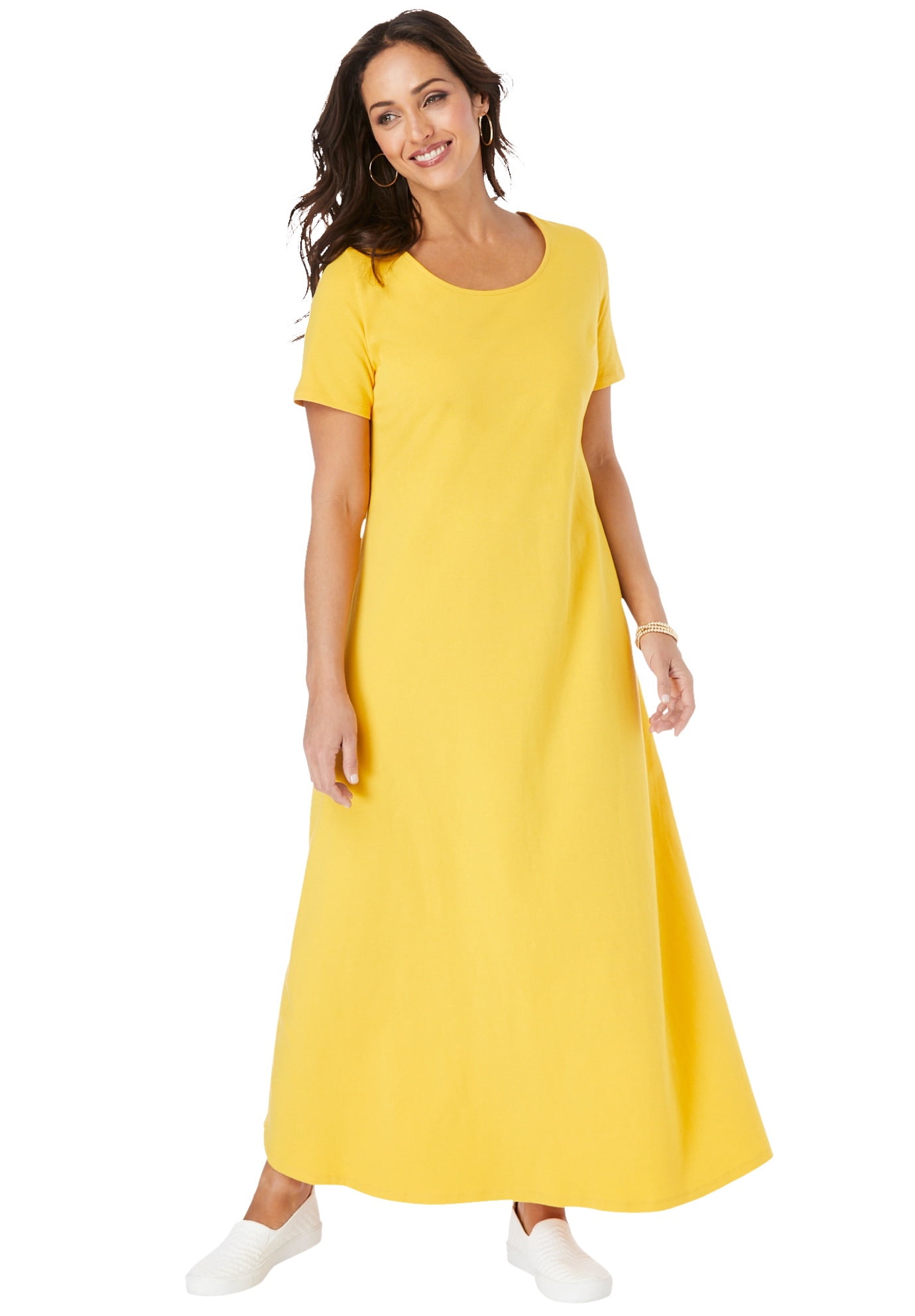 tee shirt maxi dress plus size