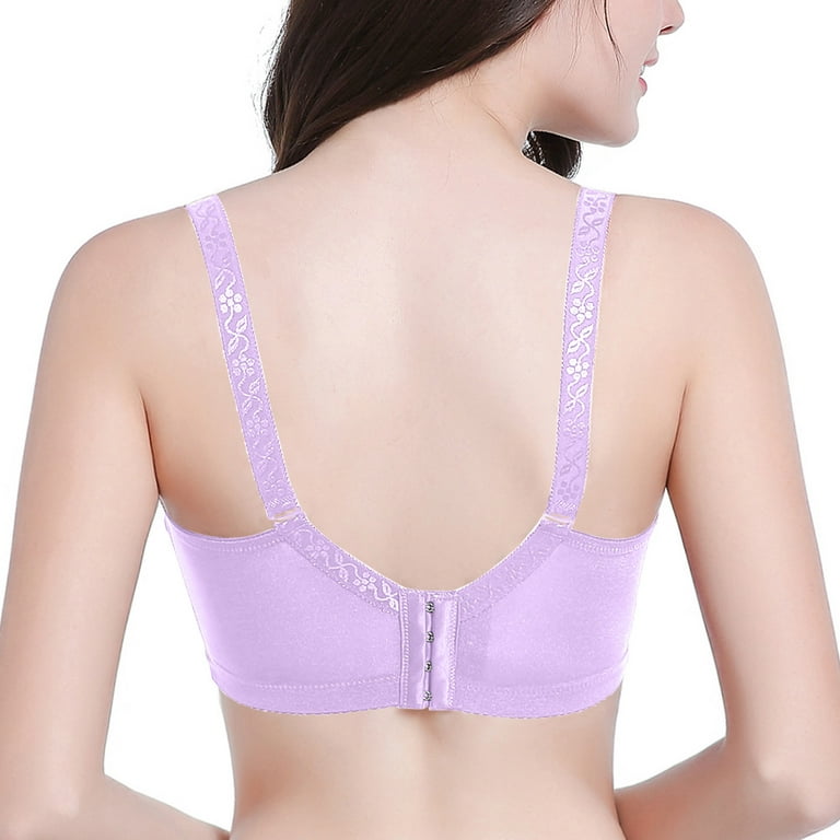 Wireless Bras for Women High Support Lightly Lined Bra No