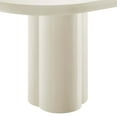 thumbnail image 5 of Caspian 72" Oval Concrete Dining Table in White, 5 of 10