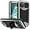 Silver, variant on Case for iPhone 13 Pro Max,Military Grade 3 in 1 Metal Full-Body Rugged Stylish Kickstand Protective Case with Built-in Screen Protector Phone Case for iPhone 13 Pro Max,6.7 inch 2021 (Silver)