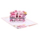 thumbnail image 1 of Tarjeta de cumpleaños 16 de Uxcell, tarjeta de cumpleaños pop-out 3D con flores y mariposas con tarjeta de saludo en blanco y sobre para regalo, 1 of 5