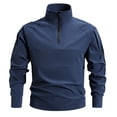 thumbnail image 2 of PAFNAFHF Casual Quarter Zip Pullover Men Golf Windbreaker Athletic Lightweight Jacket Hiking Running Sweatshirt with Pocket XXXL, 2 of 5