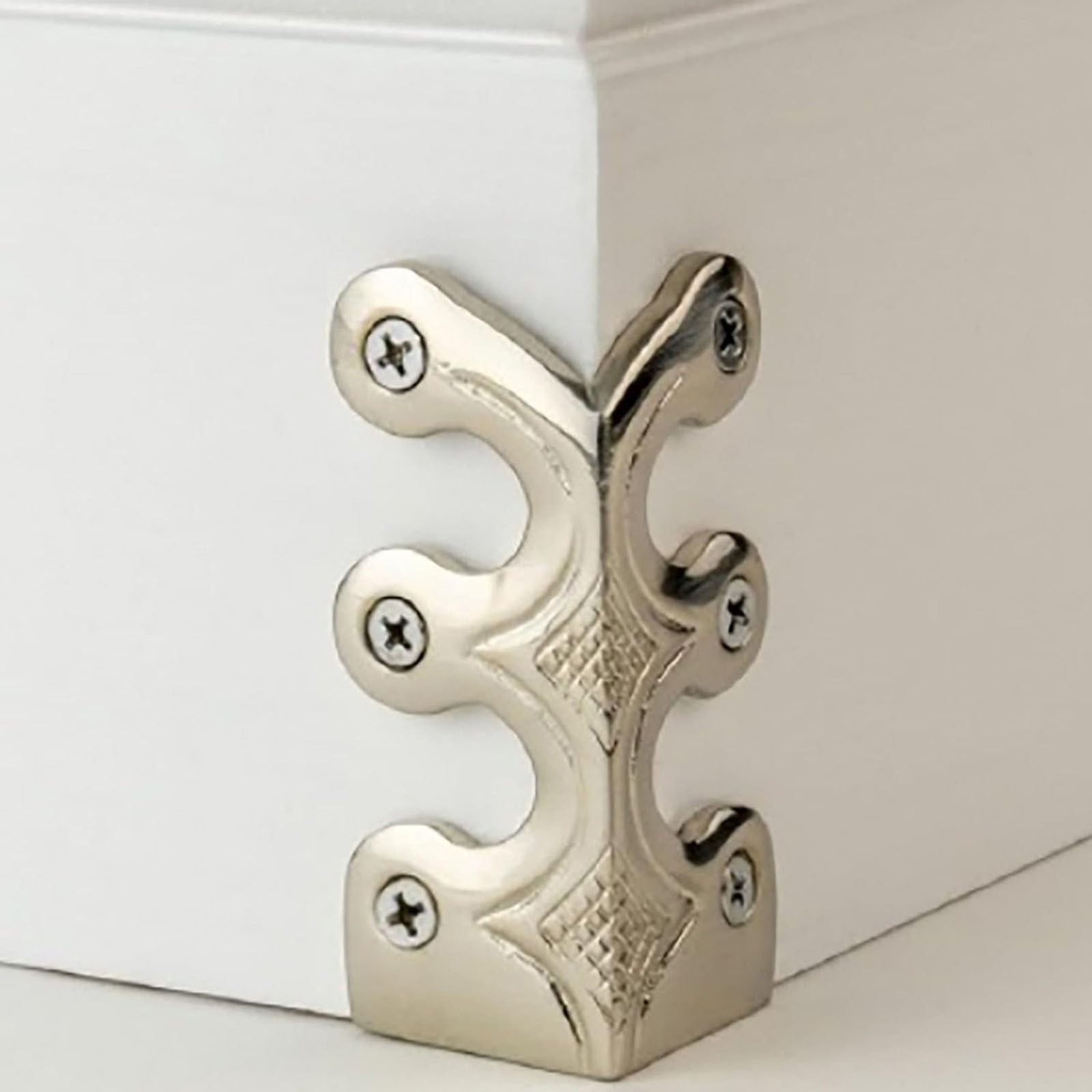 3 Set of Socket Corner Protectors Socket Corner Protectors Socket Corner Protectors Vintage Metal Corner Protectors Decorative Protective Covers