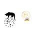 thumbnail image 1 of Reloj colgante silencioso de pared con diseño de gato, movimiento silencioso, para sala de estar, analógico, sin , estatua de hoja, figura de hi, 1 of 8