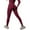 Wine, variant on 3D Compression Leggings Anti Cellulite Women's Seamless High Waist Leggings, Push-Up Opaque, Sport Pants for Yoga and Fitness