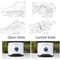 thumbnail image 4 of Chaussures de Patins à Roulettes Déformation Chaussures de Marche Automatiques avec Roue à Déformation à Double Rangée Chaussures de Patinage pour Adultes et Enfants, 4 of 5