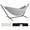 Black Frame- Light Gray, variant on VibrantEcho Hammocks Double Hammock with 9ft Space-Saving Steel Stand Includes Portable Carrying Case, 450 Pounds Capacity (Light Gray)