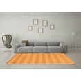 thumbnail image 3 of Ahgly Company Indoor Square Abstract Orange Modern Area Rugs, 6' Square, 3 of 4