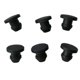 thumbnail image 1 of Black Solid Silicone Rubber Caps T Type Plug Cover Snap-on Gasket Blanking End Seal Stopper 25mm-14mm, 1 of 4