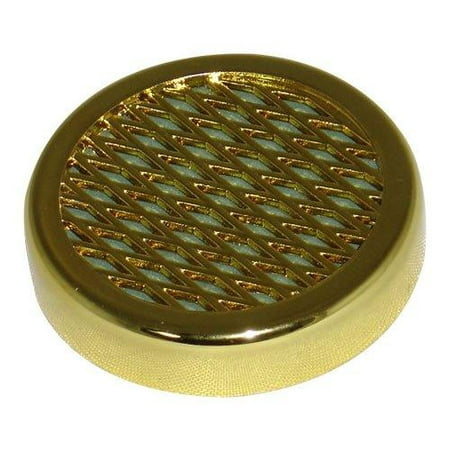 Cigar Humidifier For Humidors - Small Round Humidifiers - Gold Tone. 2.25 Diameter and 0.5