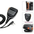 thumbnail image 2 of CHUANK Replacement Waterproof Microphone Two Way Radio Mic Handheld Speaker Mic for Walkie Talkie, 2 of 6