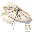thumbnail image 5 of Paraguas Sombrilla Sombrilla Sunny Umbrella Plegable Doble Uso Advanced Sense Flat Fold Mini Paraguas de Sol para Mujer Protección Solar Protección UV, 5 of 5