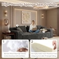 thumbnail image 4 of 71" Modern Corduroy Small Loveseat, Cloud Memory Foam Compressed Couch in a Box, Boneless Space-Saving Sofa for Living Room Bedroom Apartment, No Assembly, 4 of 8