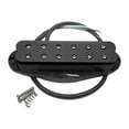 thumbnail image 1 of Yinanstore Guitar Pickup Single Coil Double Rails Pickup Accessory Metal Electric Guitar Part Replacement for Practice Performance Live black, 1 of 8