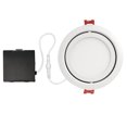 thumbnail image 1 of LED Integrated Ultra Slim Recessed Lighting Kit, Adjustable Gimbal, White, 4-In. - 91071, 1 of 12