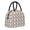 Black, variant on Horeoi Cute Baseball Pattern Large Insulated Lunch Bag for Work, School, Picnic - Waterproof, Durable Oxford Cloth, Comfortable Handle-Black