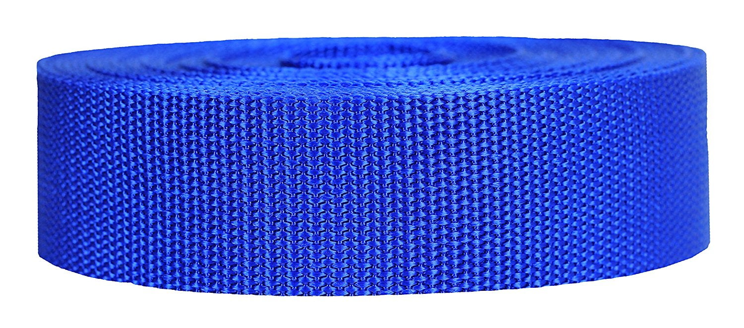 or 50 Yards Over 20 Colors Strapworks Lightweight Polypropylene Webbing Poly Strapping for Outdoor DIY Gear Repair Crafts – 2 Inch by 10 25 Pet Collars