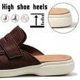 thumbnail image 4 of CHICVOMEY Mules & Clogs for Women Leather Womens Slip on Shoes Comfortable Casual Mules Shoes for Indoor Outdoor Business, 4 of 9
