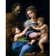 thumbnail image 2 of Raphael 20x24 White Modern Wood Framed Museum Art Print Titled - Madonna of the Rose, 2 of 4