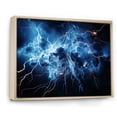 thumbnail image 2 of Designart "Lightning Electrifying Euphony" Landscapes Floater Framed Canvas Wall Art, 2 of 7