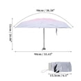 thumbnail image 2 of Unique Bargains Lightweight Mini Compact Windproof Folding Umbrella Light Pink [Flat Handle], 2 of 6