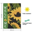 thumbnail image 5 of Spring Summer Sunflower Garden Flag 28x40 Inch Double Side for Outdoor Courtyard Garden Decor Flowers Welcome Holiday Flag for Outside Decoration, 5 of 6