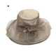 thumbnail image 1 of Flor Red Hilo Sombrero para el sol Playa Protector solar Sombrero para el sol Mujer Organza Sombrero de copa Wmkox8yii jkg5770, 1 of 2