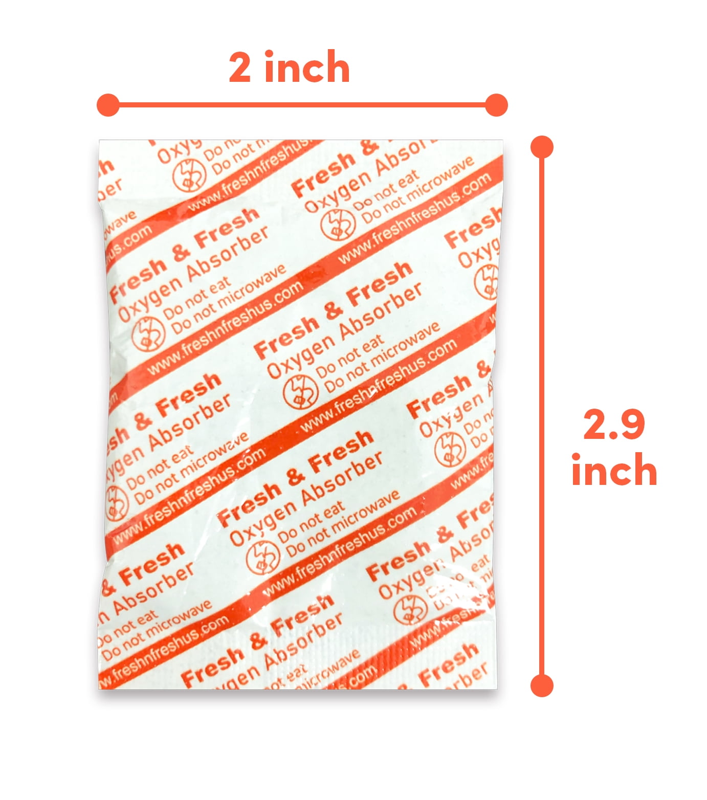 Fresh & Fresh [1000 Packs] 500 CC Premium Oxygen Absorbers(20 Bag of 50 Packets) - ISO 9001 Certified Facility Manufactured Quality Guaranteed