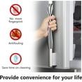 thumbnail image 6 of Coolnut 2PCS Refrigerator Door Handle Covers, ‎14"x 5.5"Nice Zebra Texture Handle Covers for Fridge and Microwave Oven,Keep Your Kitchen Appliance Clean from Smudges, Drips, Oil, 6 of 6