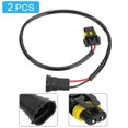 thumbnail image 3 of Conector de enchufe del arnés de cableado Higoodz arnés de cables 2 uds H11 9006 adaptador de conversión de luz antiniebla, 3 of 3