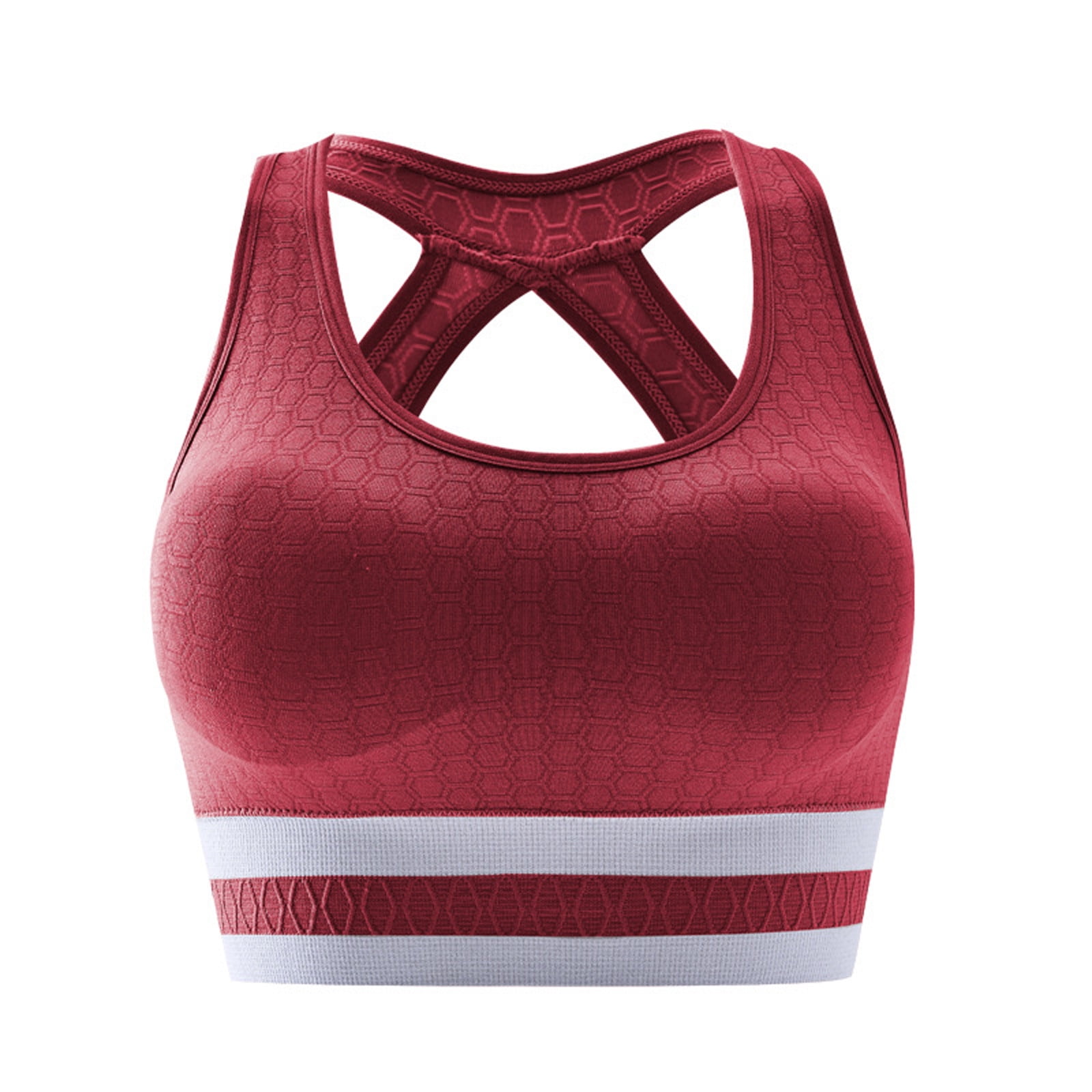  Lfzhjzc Sports Bras for Women High Impact Running, Anti-Sagging  Super Comfort Bra, for Running, Gym, Sports, Fitness (Color : Red, Size :  5X-Large) : Clothing, Shoes & Jewelry