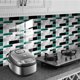 thumbnail image 4 of Decoración Adhesivos de cristal para azulejos de pared 1 unidad Adhesivo para cocina 2D Adhesivo para baño Azulejos de pared Manualidades y costura, 4 of 8