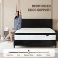 thumbnail image 7 of Bezzze 10 inch Queen Hybrid Mattress, Pocket Spring Memory Foam Supportive Sleep, Medium Firm, CertiPUR-US Certified Mattress in a Box, 7 of 7