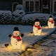 thumbnail image 5 of La cadena de lámparas de pie acrílicas iluminadas se utiliza para la decoración navideña de jardines al aire libre, y la cadena de lámparas de pie acrílicas con pilas intermitentes se utiliza para luc, 5 of 6