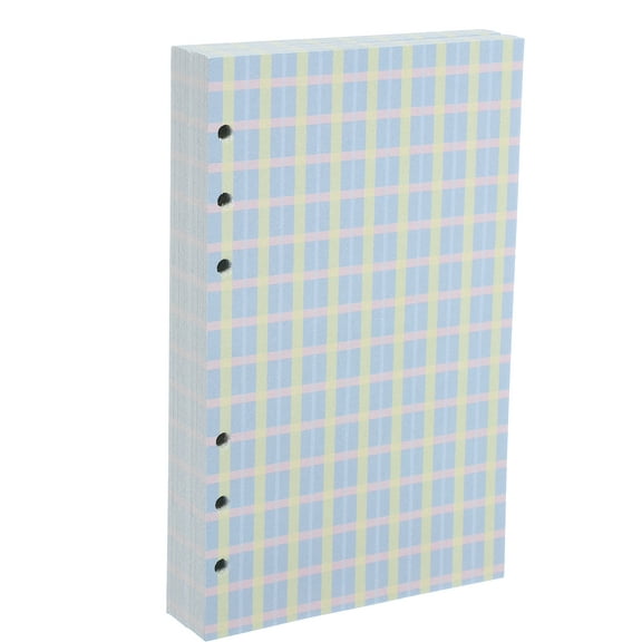 A6 Loose Leaf Paper, 160 Sheets 6.7 x 4" Grid Notebook Paper Filler Binder Refill for 6 Ring Binder Note Taking Planner Journals Professionals, Blue