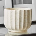 thumbnail image 7 of Better Homes & Gardens 4.5" Speckled Ribbed Ceramic Vase, Cream White, 1 - Piece, 7 of 7