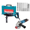 thumbnail image 1 of Rotomartillo Makita HR2475 + Esmeril Dc 4 1/2' + Kit Brocas, 1 of 8