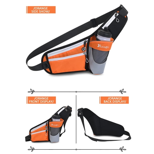 Fiudx Riñonera para Exteriores, Multifuncional, Resistente Al Sudor y Al Agua, Ajustable, para Guardar El Teléfono y Las Llaves, Manos Libres, Unisex, Ideal para Viajar, 1 Unidad.