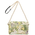 thumbnail image 2 of FORMRS Women Crossbody Purse with Chain Strap Vegan Leather Shoulder Handbag, Yellow Floral Rabbit, 2 of 7