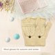 thumbnail image 3 of Sonducket 1 par de guantes abotonados con cubierta para el pulgar Manoplas Estilo cabrio Diseño cuidadoso con tapa Accesorios de invierno guantes y mitones beige Sonducket AP009707-12B, 3 of 6